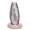 Crystal Quartz River Agate Lamp - White LED Bulb S1547 | Crystal Factory