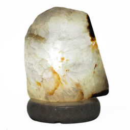 Crystal Quartz River Agate Lamp - White LED Bulb S1550 | Crystal Factory