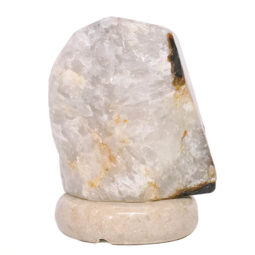 Crystal Quartz River Agate Lamp - White LED Bulb S1550 | Crystal Factory