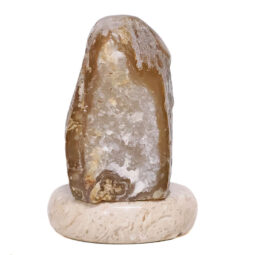 Crystal Quartz River Agate Lamp - White LED Bulb S1551 | Crystal Factory