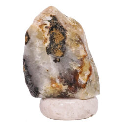 Crystal Quartz River Agate Lamp - White LED Bulb S1555 | Crystal Factory