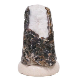 Crystal Quartz River Agate Lamp - White LED Bulb S1557 | Crystal Factory