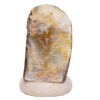 Crystal Quartz River Agate Lamp - White LED Bulb S1558 | Crystal Factory