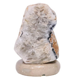 Crystal Quartz River Agate Lamp - White LED Bulb S1559 | Crystal Factory