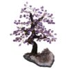 Amethyst Gemstone Bonsai Tree on Amethyst Cluster 48 Branches DS3081 | Crystal Factory