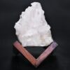 Clear Quartz Cluster on Timber Stand 12cm J2178 | Crystal Factory
