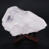 2.4kg Clear Quartz Cluster on Timber Stand 8cm J2182 1 Clear Quartz Cluster on Timber Stand 8cm J2182 | Crystal Factory