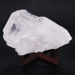 Clear Quartz Cluster on Timber Stand 8cm J2182 | Crystal Factory