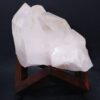 4.7kg Clear Quartz Cluster on Timber Stand 12cm J2184 1 Clear Quartz Cluster on Timber Stand 12cm J2184 | Crystal Factory