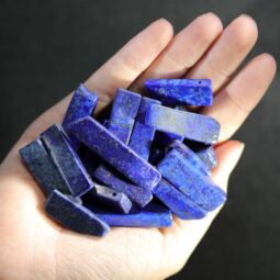 Lapis Lazuli Bead Stones Parcel 33 Pieces W35 | Crystal Factory