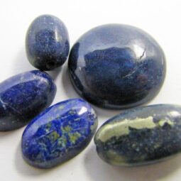 Lapis Lazuli Stones Parcel 5 Pieces W33 | Crystal Factory