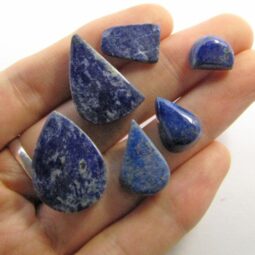 Lapis Lazuli Stones Parcel 6 Pieces W32 | Crystal Factory