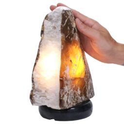 5.2kg Crystal Quartz River Agate Lamp White LED N2236 5 2.3kg Crystal Quartz River Agate Lamp N2236 | Crystal Factory