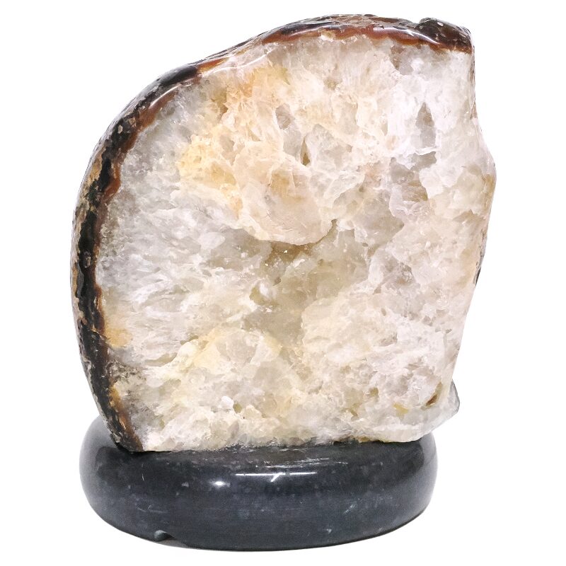 4.1kg Crystal Quartz River Agate Lamp White LED N2237 3 2.3kg Crystal Quartz River Agate Lamp N2237 | Crystal Factory