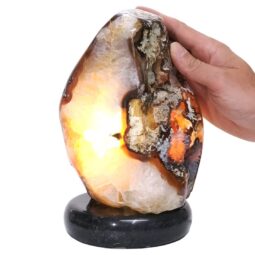 2.3kg Crystal Quartz River Agate Lamp N2241 | Crystal Factory