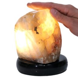 3.2kg Crystal Quartz River Agate Lamp White LED N2245 5
