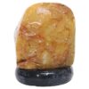 Golden Fire River Agate Lamp White LED N2248 | Crystal Factory