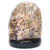 Golden Fire River Agate Lamp White LED N2250 | Crystal Factory
