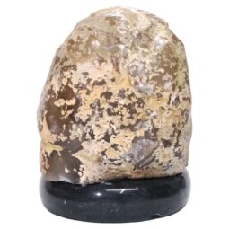 Golden Fire River Agate Lamp White LED N2250 | Crystal Factory
