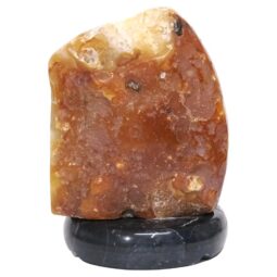 Golden Fire River Agate Lamp White LED N2252 | Crystal Factory