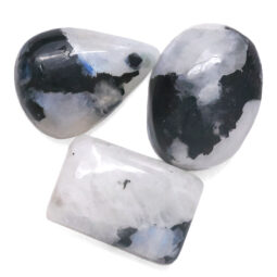 Rainbow Moonstone Cabochon Gemstone Parcel Set 3 Pieces | Crystal Factory