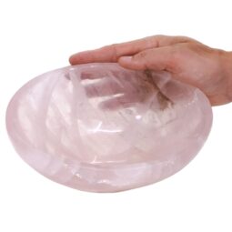 1.9kg Rose Quartz Bowl V50 7