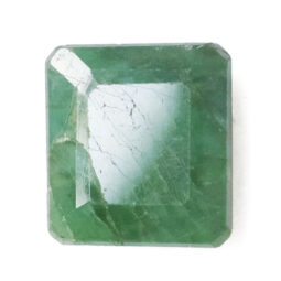 Emerald Faceted Cushion Cut Gemstone B774 | Crystal Factory