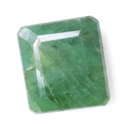Emerald Faceted Cushion Cut Gemstone B774 | Crystal Factory