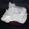 5.8kg Clear Quartz Cluster on Timber Stand 12cm J2186 1 Clear Quartz Cluster on Timber Stand 12cm J2186 | Crystal Factory