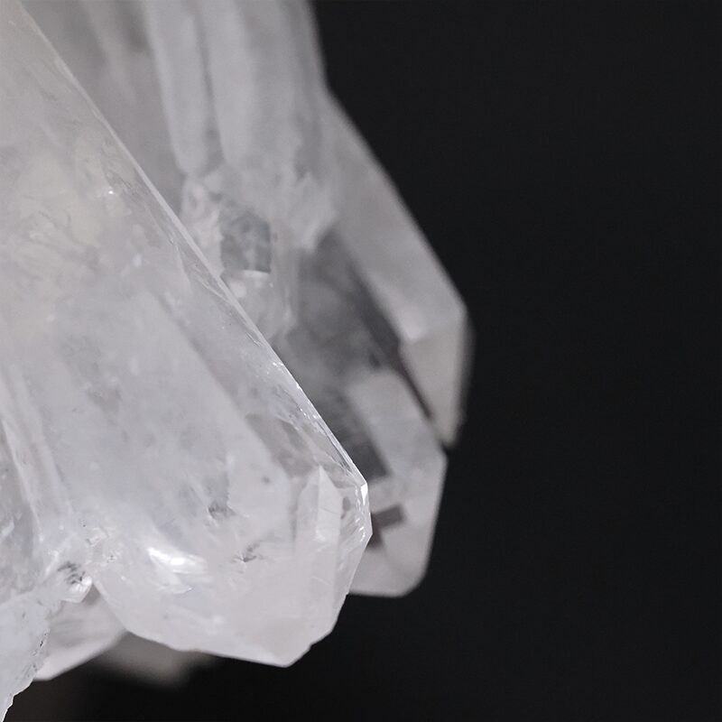 11.2kg Clear Quartz Cluster on Timber Stand 12cm J2192 6 Clear Quartz Cluster on Timber Stand 12cm J2192 | Crystal Factory