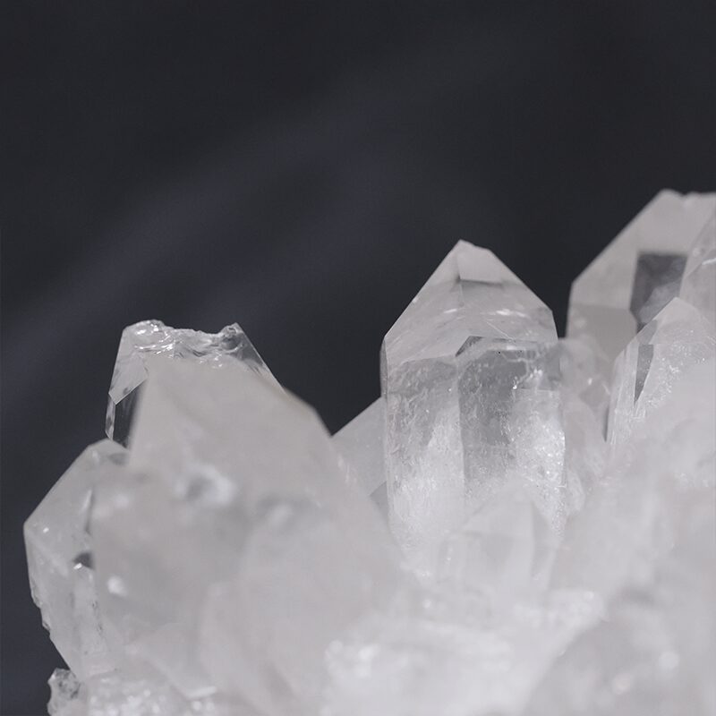 7.5kg Clear Quartz Cluster on Timber Stand 12cm J2193 6 Clear Quartz Cluster on Timber Stand 12cm J2193 | Crystal Factory