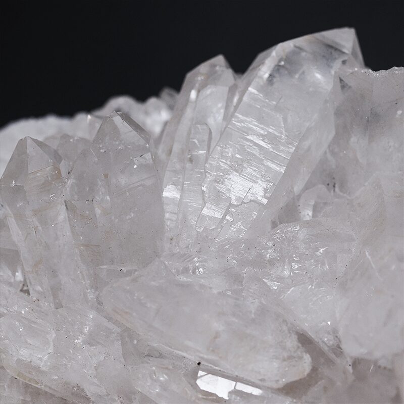 6.1kg Clear Quartz Cluster on Timber Stand 12cm J2195 7 Clear Quartz Cluster on Timber Stand 12cm J2195 | Crystal Factory