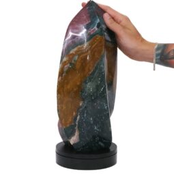 Ocean Jasper Polished Freeform Flame L525 | Crystal Factory