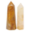 Madagascar Fire Quartz Terminated Point Set 2 Pieces B781 | Crystal Factory