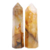 Madagascar Fire Quartz Terminated Point Set 2 Pieces B783 | Crystal Factory