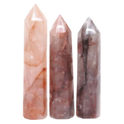 Madagascar Fire Quartz Terminated Point Set 3 Pieces B777 | Crystal Factory