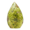 Madagascar Green Opal Teardrop Crystal Point (10.5cm-12cm) | Crystal Factory