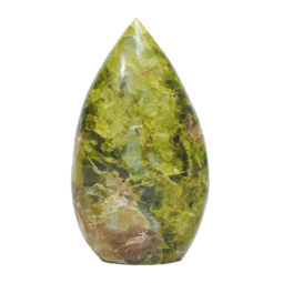 Madagascar Green Opal Teardrop Crystal Point (9cm-10cm) | Crystal Factory