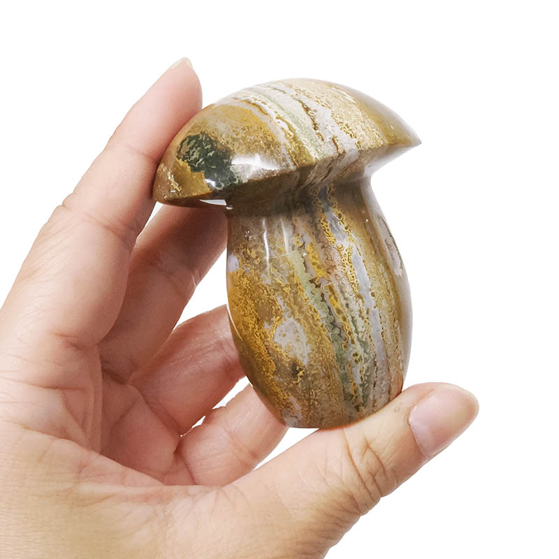 Madagascar Ocean Jasper Crystal Mushroom - Large 6 Madagascar Ocean Jasper Crystal Mushroom - Large | Crystal Factory