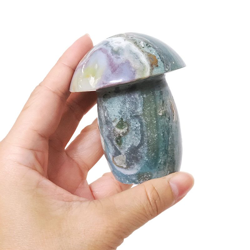 Madagascar Ocean Jasper Crystal Mushroom - Small 9 Madagascar Ocean Jasper Crystal Mushroom - Small | Crystal Factory