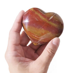 Madagascar Ocean Jasper Heart Crystal Stone | Crystal Factory