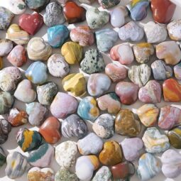 Madagascar Ocean Jasper Heart Crystal Stone | Crystal Factory