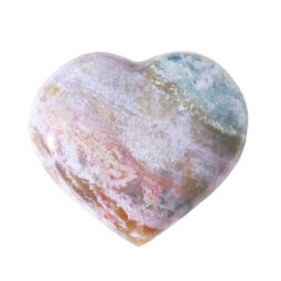 Madagascar Ocean Jasper Heart Crystal Stone | Crystal Factory