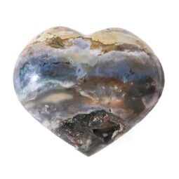 Madagascar Ocean Jasper Heart Crystal Stone | Crystal Factory