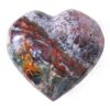 Madagascar Ocean Jasper Heart Stone (8cm-9cm) | Crystal Factory