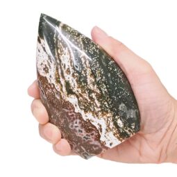 Madagascar Ocean Jasper Teardrop Crystal Point (10cm-12cm) | Crystal Factory
