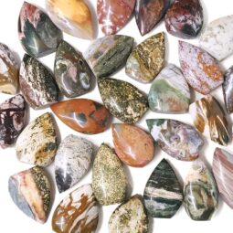Madagascar Ocean Jasper Teardrop Crystal Point (10cm-12cm) | Crystal Factory