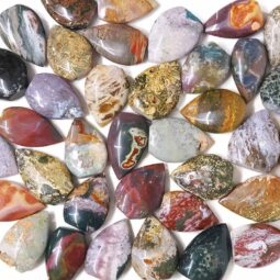 Madagascar Ocean Jasper Teardrop Crystal Point (9cm-10cm) | Crystal Factory