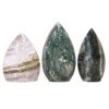 Madagascar Ocean Jasper Teardrop Crystal Point Set 3 Pieces K1199 | Crystal Factory