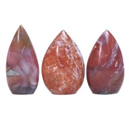 Madagascar Ocean Jasper Teardrop Crystal Point Set 3 Pieces K1202 | Crystal Factory